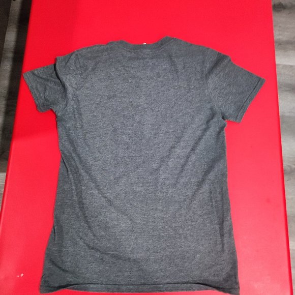 Quaker State graphic design grey men's T-shirt size S - Picture 5 of 5